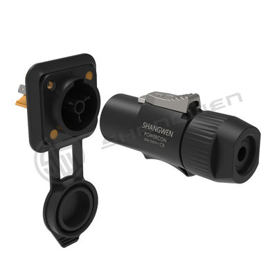 Outdoor Power LED IP65 Waterproof Male Plug Connector 3Pin 250V Speakon Connector for Industrial Electronics Accessories
