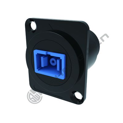 SC Fiber Optic Panel Mount Coupler Embedded Threaded Fixed Mount Adapter SC Female to Female Coupler Single Mode Network