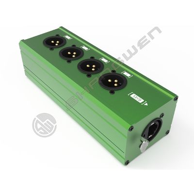 Audio DMX Network Cable Extender MAXIMON 4 Channel  with RJ45 to 4 XLR Male Female Extender Box