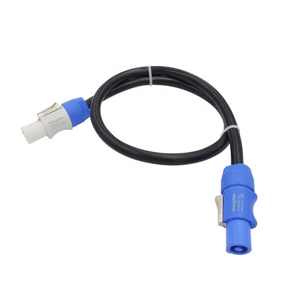 Blauwe Power Wire Connectors Industrial Powercon Plug Wiring Harness
