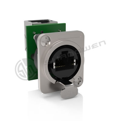 Signal Rj45 Vrouwelijke aansluiting Socket Indoor gebruik Sluiting slot D-vorm