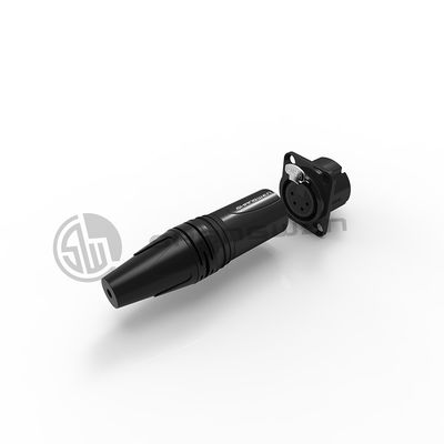 XLR Audio Power Vrouwelijke stopcontact 4 pin microfoon IP40