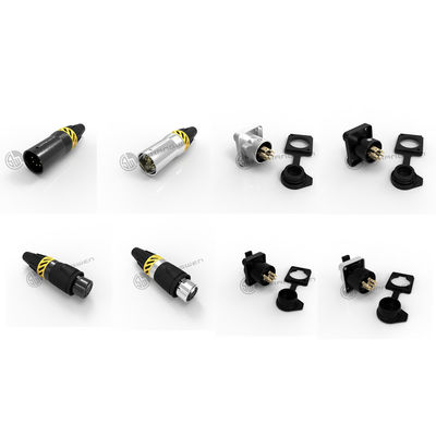 Waterdicht 5 pin XLR-connector IP65 Mannelijk Vrouwelijk Socket Connector