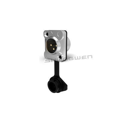 XLR Audio Power Waterdicht Socket Connector 3 Pin Microphone IP65