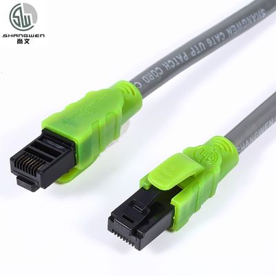 Lichtgevende Ethernet-patchkabel 4P PVC LSZH Jacket High Speed Koperkabel
