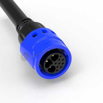 M19 waterdicht Connector Zelfvergrendelend Industrieel Vrouwelijk Connector 3+9 PinSignal power geïntegreerd