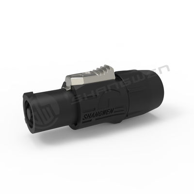 CQC、CE、UL Waterdicht Powercon Plug Black Connector 250v 20A