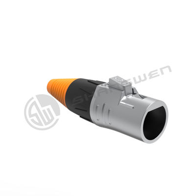 Buitenmetalen IP65 IP67 Waterdicht RJ45 Connector Signal Vrouwelijk Mannet Ethernet Chassis Glasvezel Kabel Connector Ethernet Plug