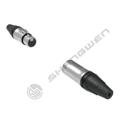 Intern IP40-bescherming 6-pool XLR-audio-video-connectoren voor professionele audio en video