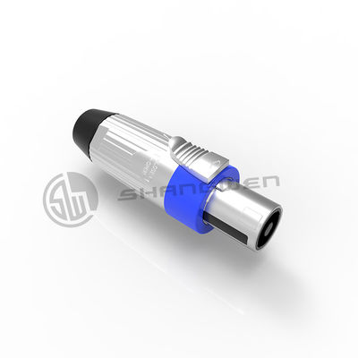 Groothandel Metalen hoes 4pins Luidspreker Plug Waterdicht Speakon Vrouwelijke connector