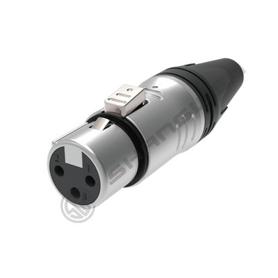 10A Nominale Verzinkte Vrouwelijke 3-pins XLR Connector Waterdichte Koperen Contacten Fabriek DMX Draadkoppeling Behuizing voor Stroom