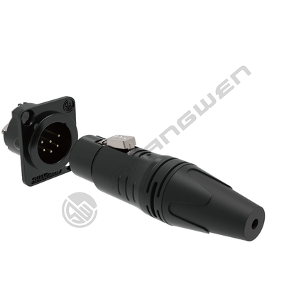 Industriële elektronica Accessoires 6-pin XLR Audio Video Connectors Indoor IP40 Bescherming 6-pole Plug Socket Man Vrouw