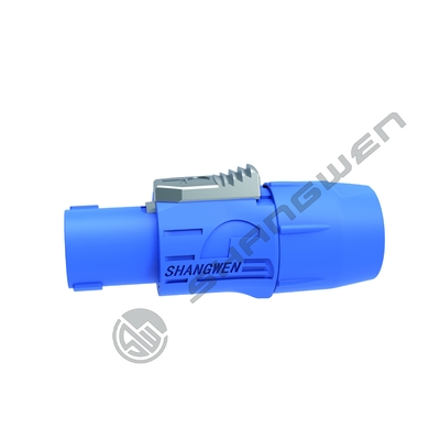 Industriële luidsprekerconnector D-vorm 4-pins waterdichte connector vrouwelijke stekker 4-polige vrouwelijke speakon kabelconnector voor luidspreker