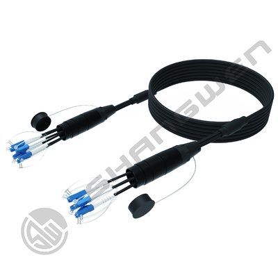 LC SC FC Communicatiekabels TPU Waterdicht LC-LC Singlemode Gepantserde PDLC Glasvezel Patchkabel Rol 4/6/8 Aders
