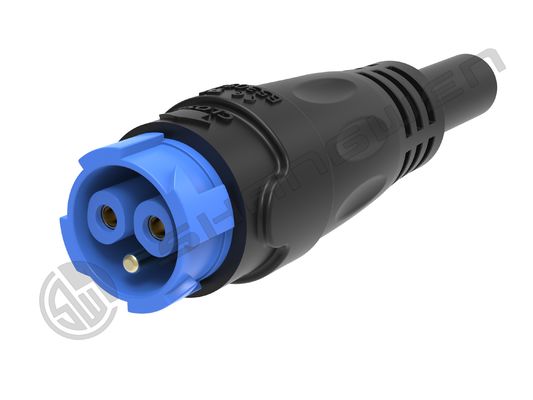 Push-pull Self-locking Waterproof Connector M19 Waterproof Aviation Plug Quick Plug  Blue Industrial M19 Male Female 3 Pin