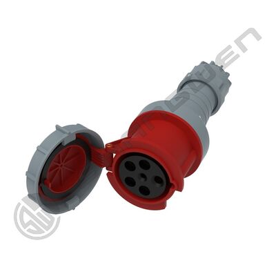 IP67 CEE Industrial Plug Socket Mannelijk Vrouwelijk Waterdicht Koppeling 5 Pin 63AMP IEC CEE Plug 63A 5p 6h IP67