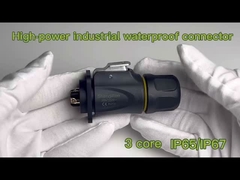 Hoog vermogen mannelijke vrouwelijke aansluiting IP65 IP67 3-kern waterdicht aansluiting buiten