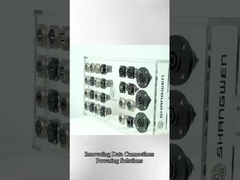 Ip65 waterdicht paneel montage connector 4 pin audio video connector voor data kabel