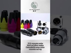 16A Draad XLR Connector 3 Pin Waterdicht Ip65 Vrouwelijke stekker Buiten