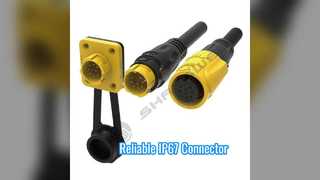 Industriële pinconnector IP67 Zelfsluitend